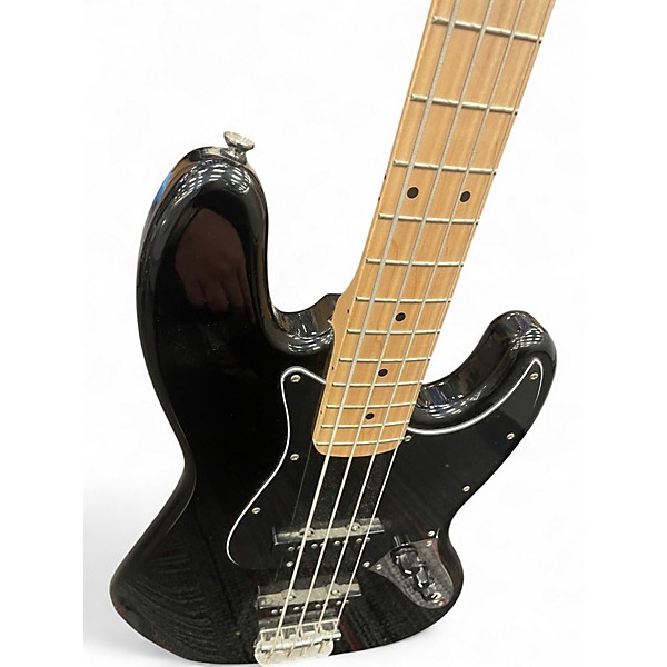 Used Squier Affinity Jazz Bass Black Electric Bass Guitar