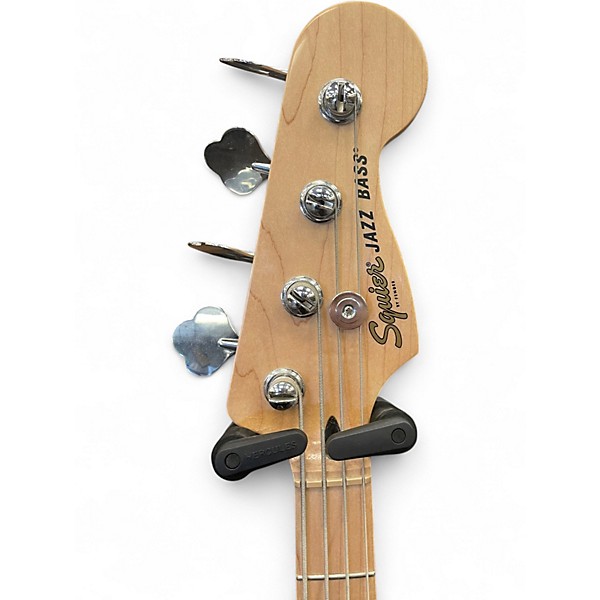 Used Squier Affinity Jazz Bass Black Electric Bass Guitar