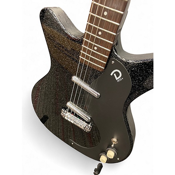 Used Danelectro BLACKOUT 59' SEMI-HOLLOW ELECTRIC GUITAR METALFLAKE Hollow Body Electric Guitar