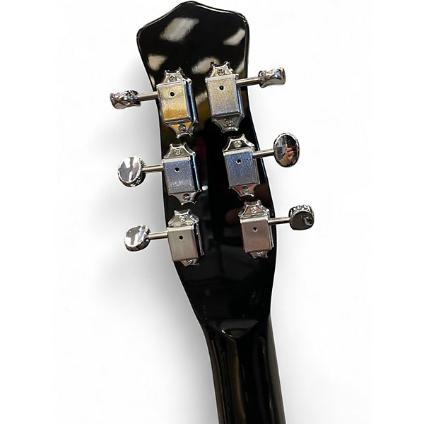 Used Danelectro BLACKOUT 59' SEMI-HOLLOW ELECTRIC GUITAR METALFLAKE Hollow Body Electric Guitar