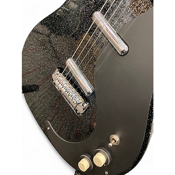 Used Danelectro BLACKOUT 59' SEMI-HOLLOW ELECTRIC GUITAR METALFLAKE Hollow Body Electric Guitar