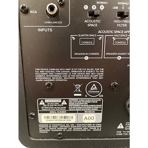 Used Mackie mr524 Powered Monitor