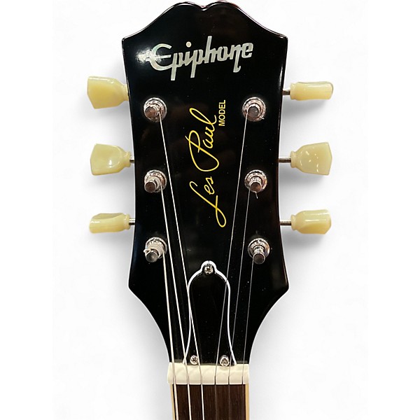 Used 2022 Epiphone 1959 Reissue Les Paul Standard FACTORY BURST Solid Body Electric Guitar