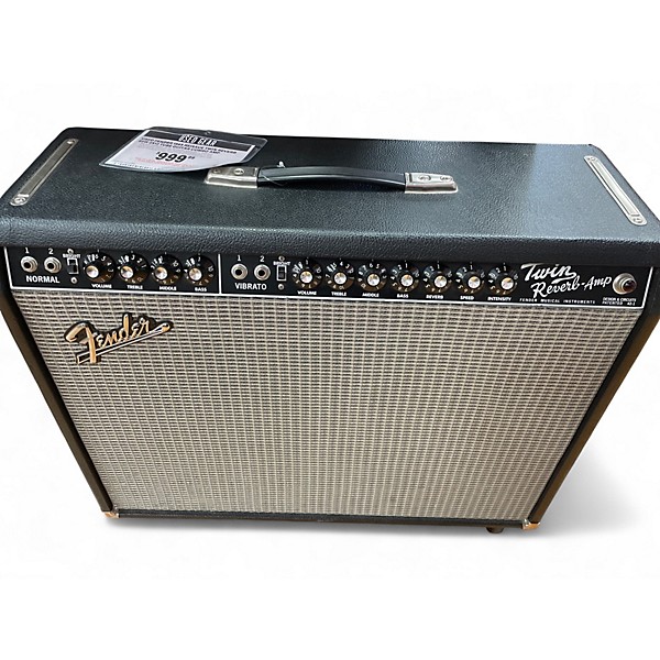 Used Fender 1965 Reissue Twin Reverb 85W 2x12 Tube Guitar Combo Amp