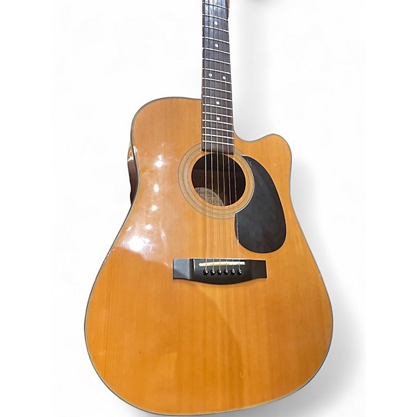 Used Mountain m44ce Natural Acoustic Electric Guitar
