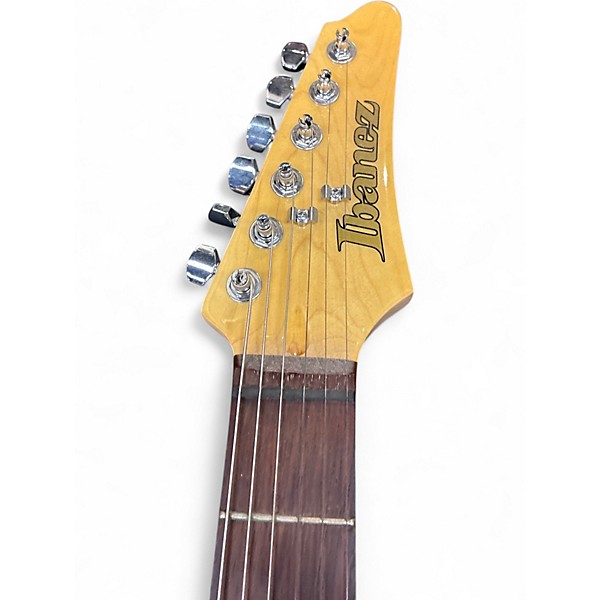 Used 2022 Ibanez AZES31 Cream Solid Body Electric Guitar
