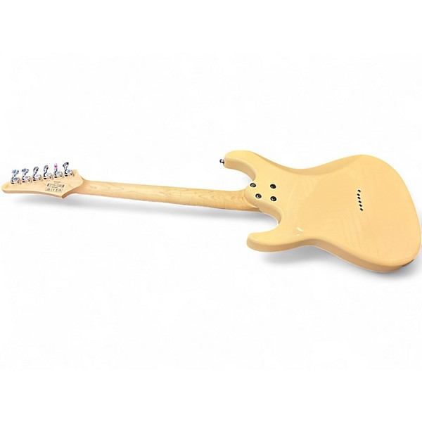 Used 2022 Ibanez AZES31 Cream Solid Body Electric Guitar