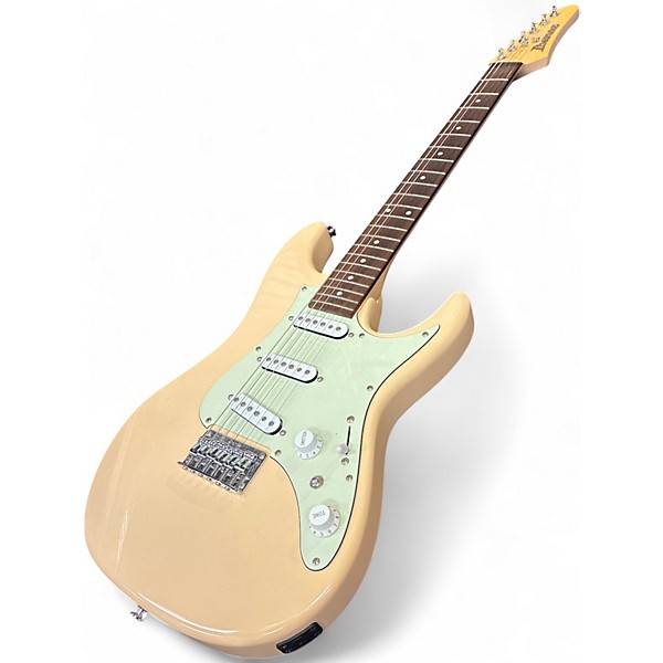 Used 2022 Ibanez AZES31 Cream Solid Body Electric Guitar