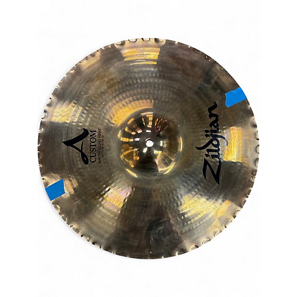 Used Zildjian 15in A Custom Hi Hat Pair Cymbal