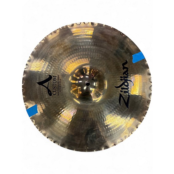 Used Zildjian 15in A Custom Hi Hat Pair Cymbal