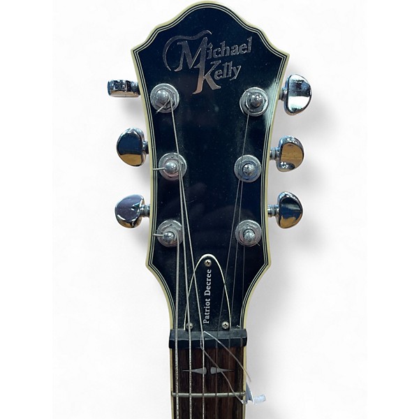Used Michael Kelly patriot decree Cream Solid Body Electric Guitar