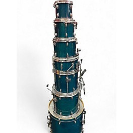 Used TAMA 7 Piece Superstar Blue Drum Kit