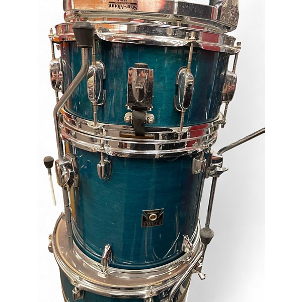 Used TAMA 7 Piece Superstar Blue Drum Kit