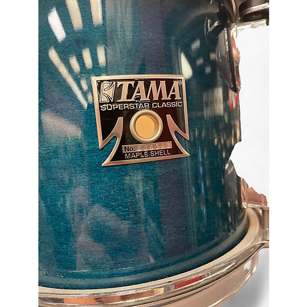Used TAMA 7 Piece Superstar Blue Drum Kit