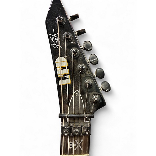 Used ESP LTD KH602 Kirk Hammett Signature Black Solid Body Electric Guitar