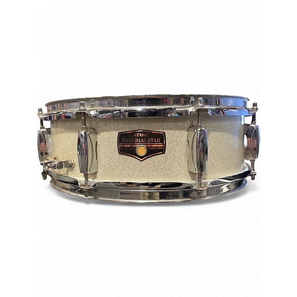 Used TAMA 5X14 Imperialstar Snare Pearl White Drum