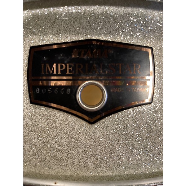 Used TAMA 5X14 Imperialstar Snare Pearl White Drum