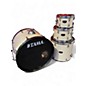 Used TAMA 4 Piece Imperialstar Pearl White Drum Kit thumbnail