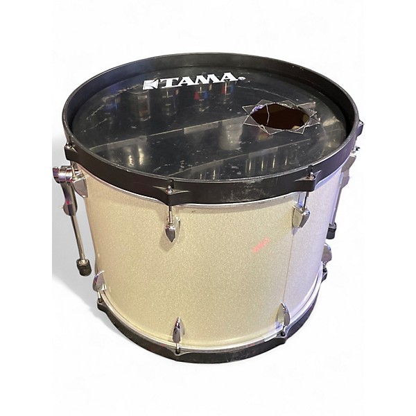Used TAMA 4 Piece Imperialstar Pearl White Drum Kit