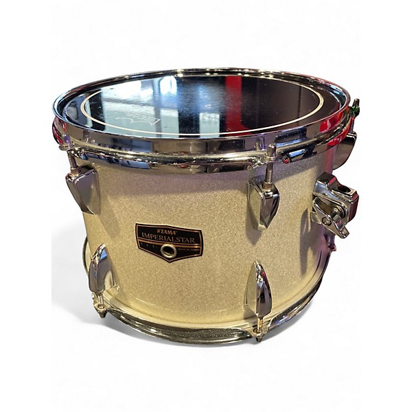 Used TAMA 4 Piece Imperialstar Pearl White Drum Kit