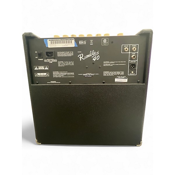Used Fender Rumble 40 Bass Combo Amp