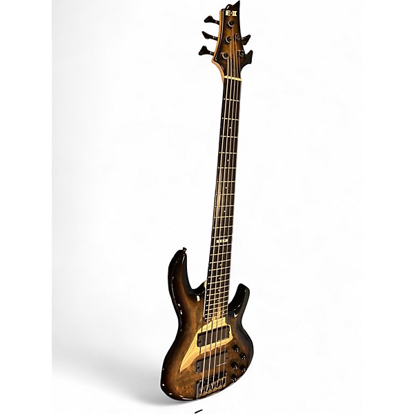 Used ESP E-II BTL-5 SMOKE BLACK BURST Electric Bass Guitar
