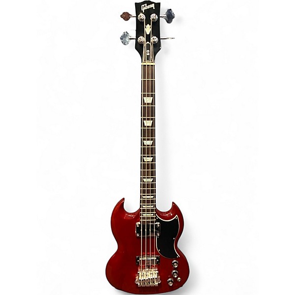 Used Gibson SG Bass Wine Red Electric Bass Guitar