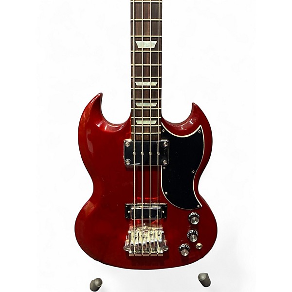 Used Gibson SG Bass Wine Red Electric Bass Guitar