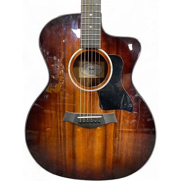 Used Taylor 224CEKDLX Tobacco Acoustic Electric Guitar