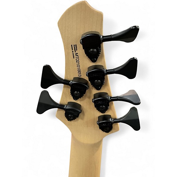 Used Mtd Kingston Z6 Fretless Natural Electric Bass Guitar