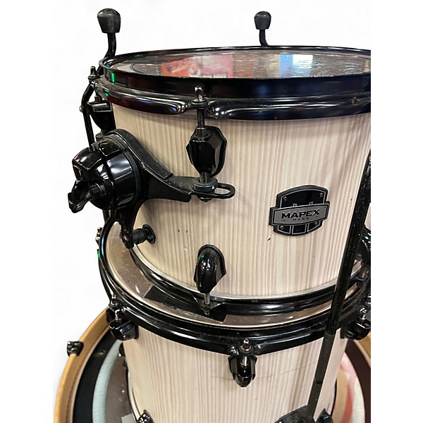 Used Mapex 3 Piece MARS WHITE Drum Kit