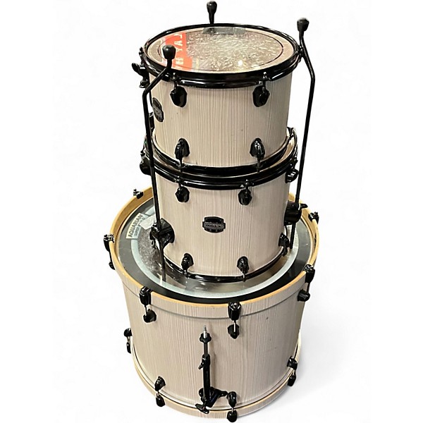 Used Mapex 3 Piece MARS WHITE Drum Kit