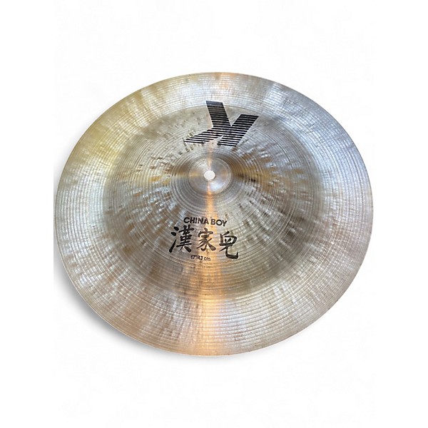Used 1990s Zildjian 17in K China Boy Cymbal