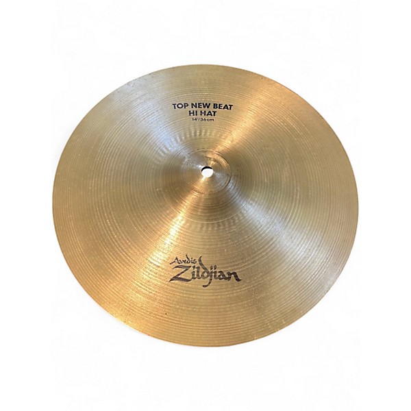Used 1990s Zildjian 14in New Beat Hi Hat Pair Cymbal