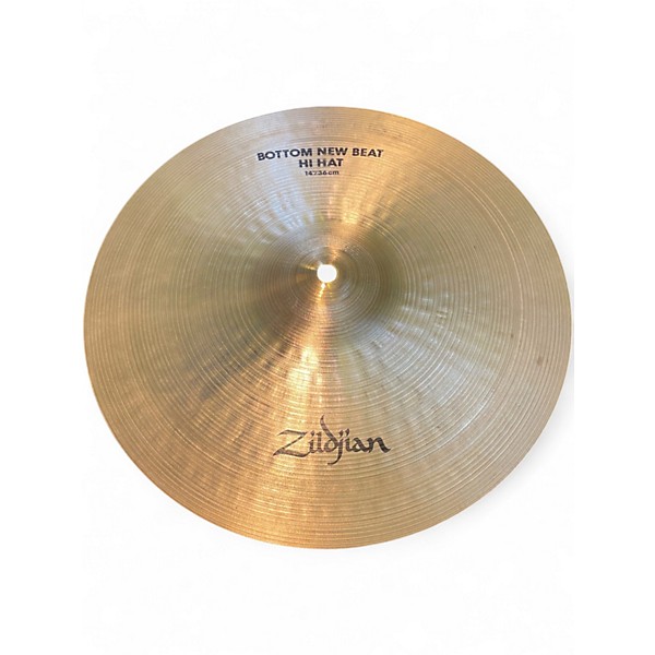 Used 1990s Zildjian 14in New Beat Hi Hat Pair Cymbal
