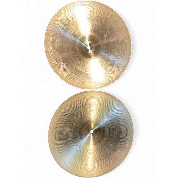 Used 1990s Zildjian 14in New Beat Hi Hat Pair Cymbal