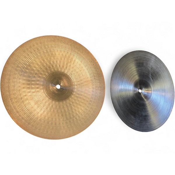 Used 1990s Zildjian 14in New Beat Hi Hat Pair Cymbal