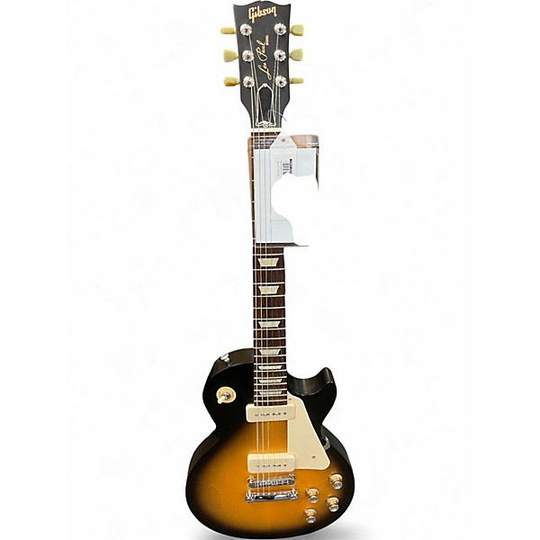 Used 2021 Gibson Les Paul 60s Tribute T Tabacco Solid Body Electric Guitar