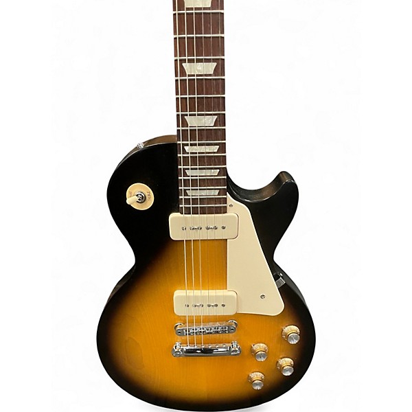 Used 2021 Gibson Les Paul 60s Tribute T Tabacco Solid Body Electric Guitar
