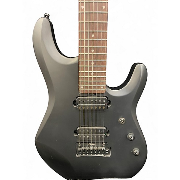 Used Sterling by Music Man JP70 John Petrucci Signature MATTE BLACK Solid Body Electric Guitar