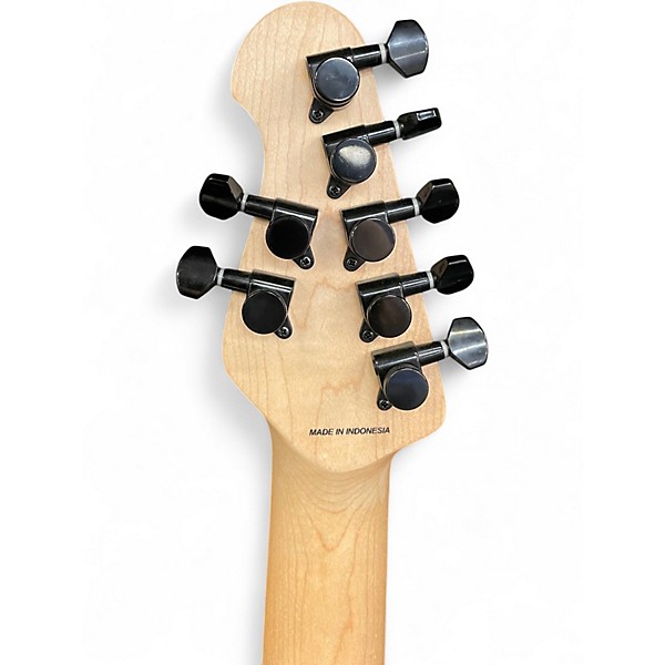Used Sterling by Music Man JP70 John Petrucci Signature MATTE BLACK Solid Body Electric Guitar