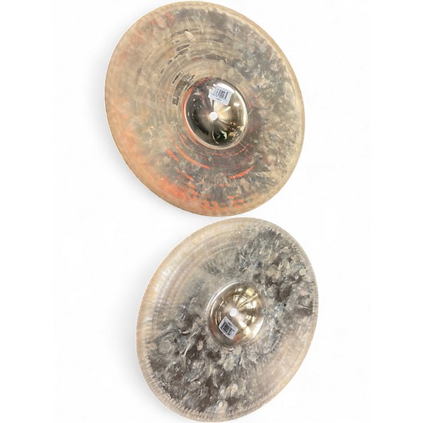 Used Zildjian 14in A Custom Hi Hat Pair Cymbal