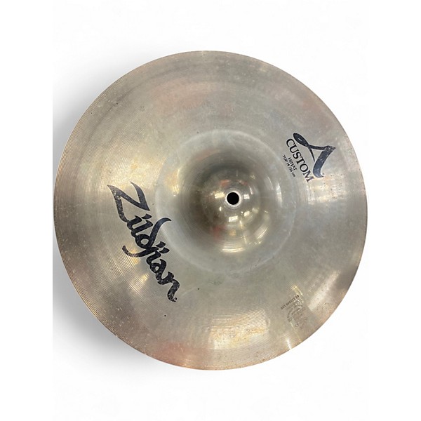 Used Zildjian 14in A Custom Hi Hat Pair Cymbal