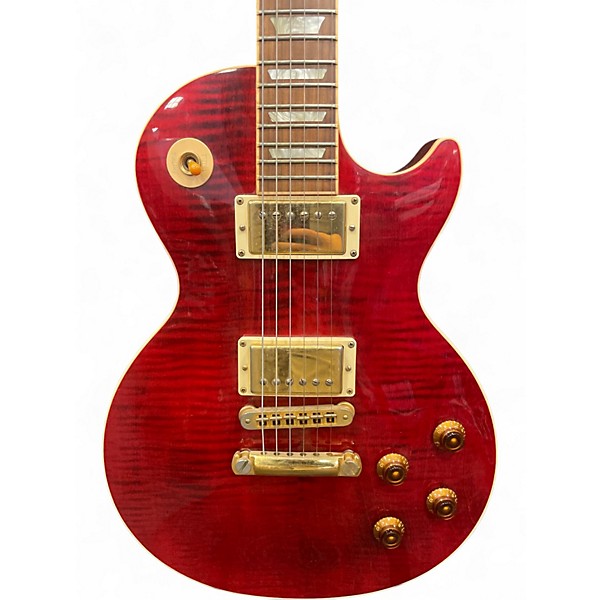 Used Gibson Les Paul Standard Flamed Solid Body Electric Guitar