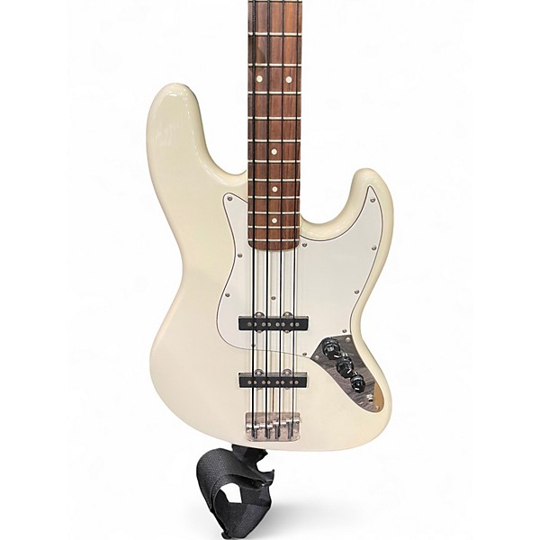 Used Fender Standard Jazz Bass Alpine White Electric Bass Guitar