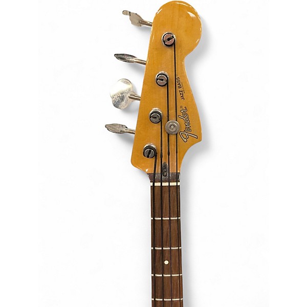 Used Fender Standard Jazz Bass Alpine White Electric Bass Guitar