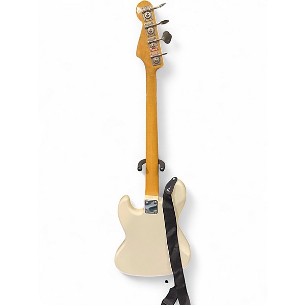 Used Fender Standard Jazz Bass Alpine White Electric Bass Guitar