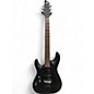 Used Schecter Guitar Research C6 Deluxe Satin Black Solid Body Electric Guitar thumbnail
