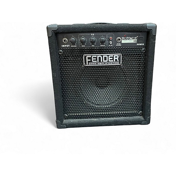 Used Fender Rumble 15 15W 1X8 Bass Combo Amp