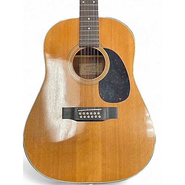 Vintage 1980s Epiphone PR-650-12-N Natural 12 String Acoustic Guitar